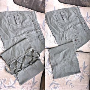 Hand Sewn Denim Skirt & Shirt Set